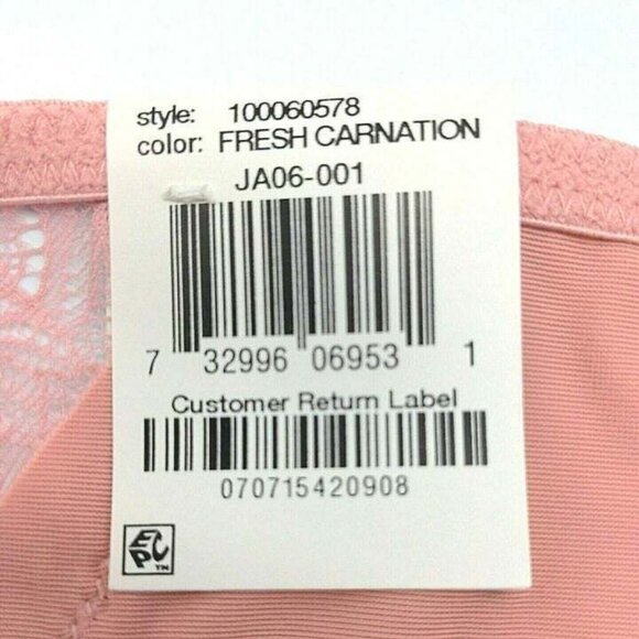 INC International Concepts Womens Lace Inset Hipster Panties Pink Size 1X NEW - Picture 4 of 7